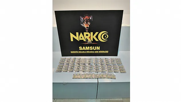 Uyuşturucu hapla yakalandı