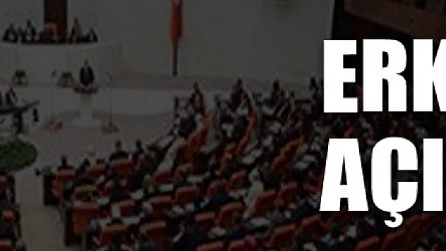 ERKEN SEÇİM AÇIKLAMASI !