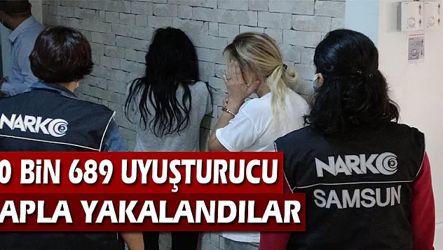 Samsun'da 20 bin 689 uyuşturucu hapla yakalanan 5 kişi sağlık kontrolünden geçirildi