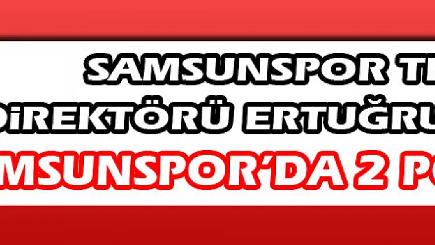 Samsunspor'da 2 pozitif vaka