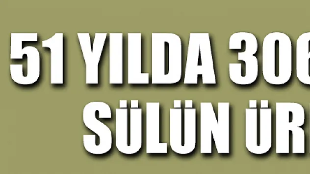 51 yılda 306 bin 675 sülün üretildi
