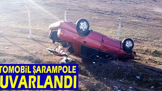 Samsun'da otomobil şarampole yuvarlandı: 1 yaralı