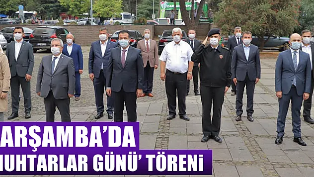 Çarşamba'da 'Muhtarlar Günü' töreni