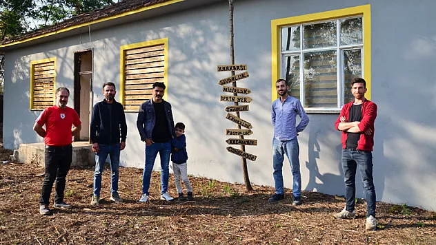 Harabe haldeki köy okuluna can verdiler