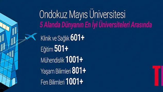 OMÜ dünyanın en iyi 522. üniversitesi