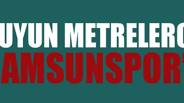 Suyun metrelerce altından Samsunspor'a destek