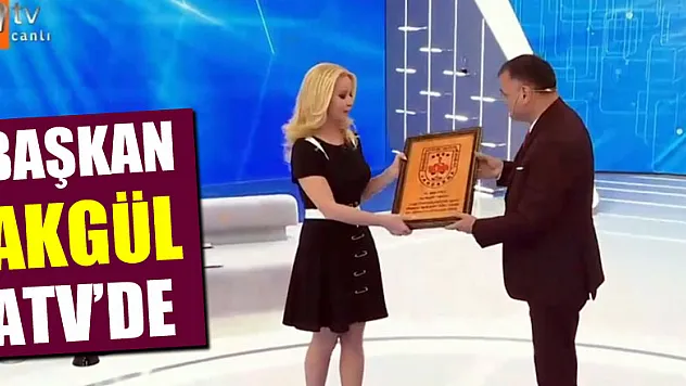 BAŞKAN AKGÜL  MÜGE ANLI'NIN KONUĞU OLDU