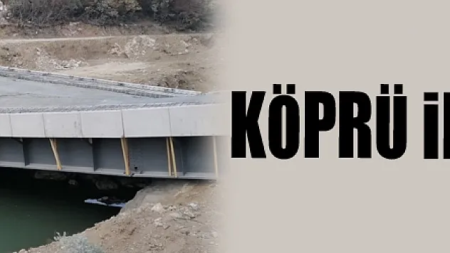 Köprü inşaatı çöktü