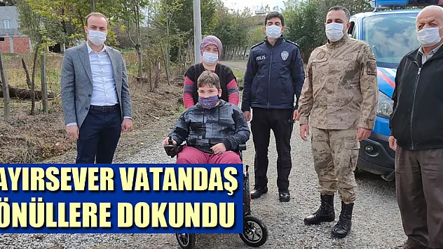 HAYIRSEVER VATANDAŞ GÖNÜLLERE DOKUNDU