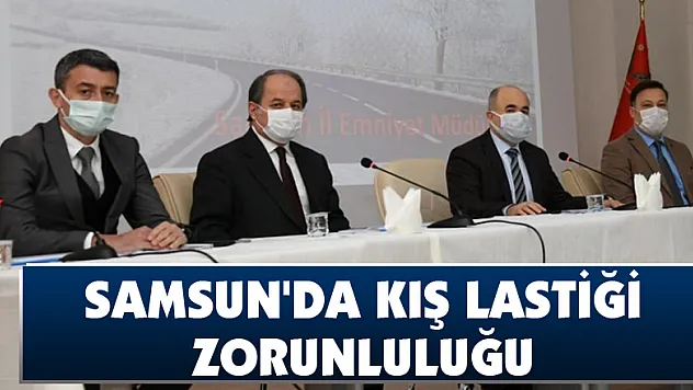 Samsun'da kış lastiği zorunluluğu