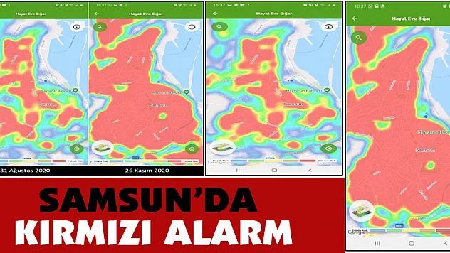 Samsun'da 'kırmızı' alarm