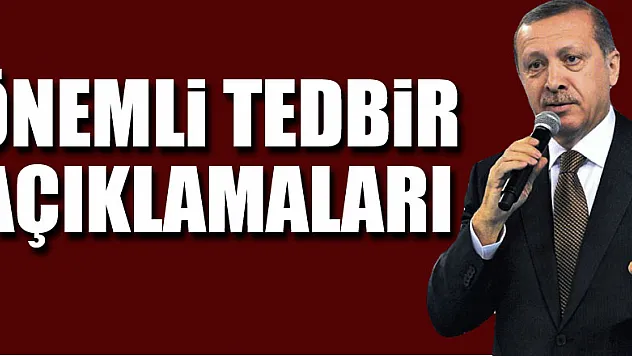 Cumhurbaşkanı Erdoğan'dan önemli tedbir açıklamaları