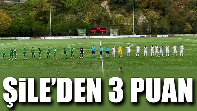 Şile'den 3 puan