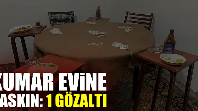 Jandarmadan kumar evine baskın: 1 gözaltı