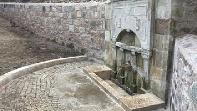 Ordu'da tarihi çeşmeler onarılıyor