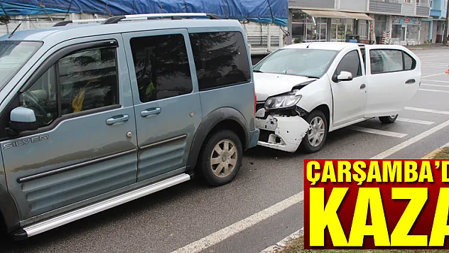Çarşmba'da Kaza 1 Yaralı
