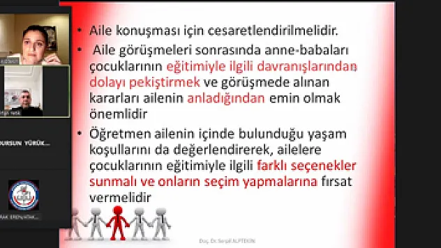 Öğretmenlere pandemi sürecinde mesleki eğitim