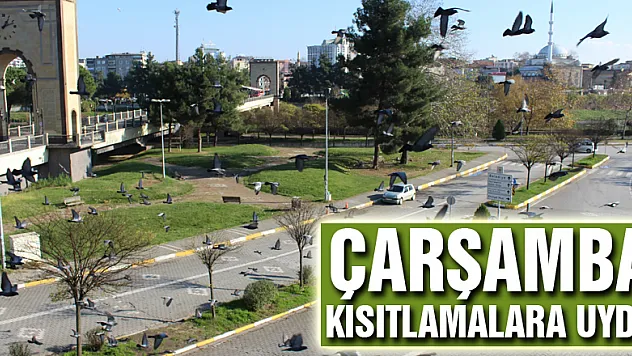 Çarşamba Kısıtlamalara uydu