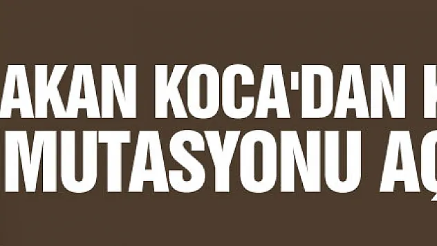 Bakan Koca'dan koronavirüs mutasyonu açıklaması!