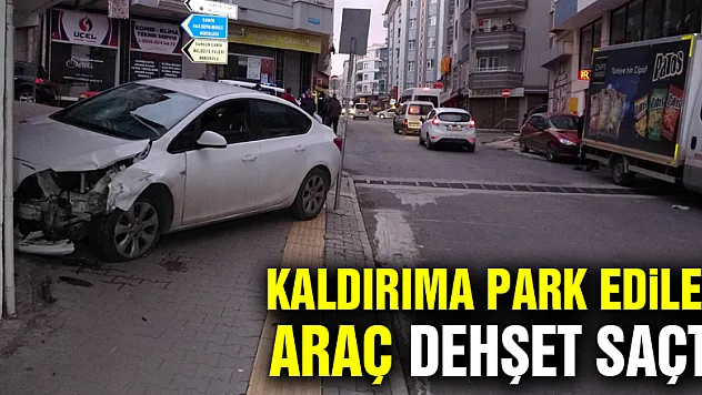 Kaldırıma park edilen araç dehşet saçtı: 1 ölü