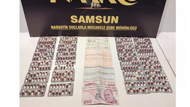 Samsun'da 3 kişi uyuşturucuyla yakalandı
