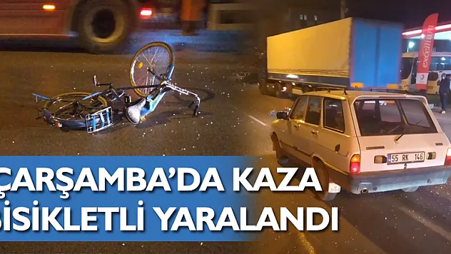 ÇARŞAMBA'DA KAZA: 1 YARALI