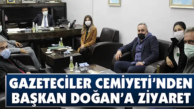 Gazeteciler Cemiyeti'nden Başkan Doğan'a ziyaret