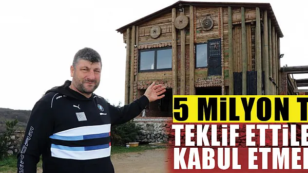 Yamacın başına yaptığı kale ile koronadan korunuyor