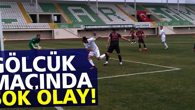 Gölcük maçında şok olay!