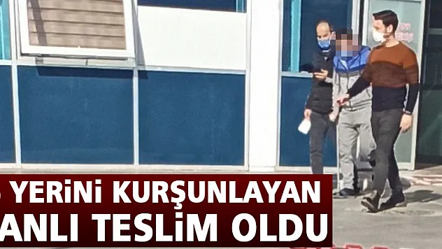 Bafra'da iş yerini kurşunlayan zanlı teslim oldu
