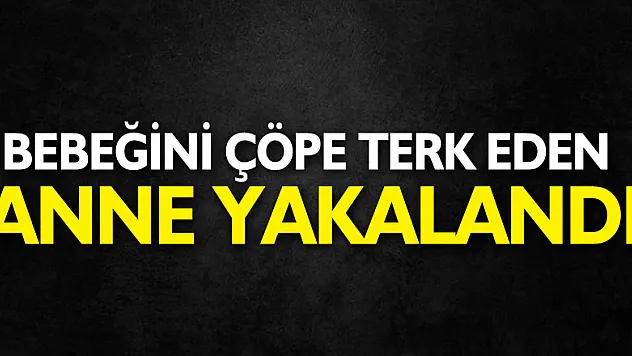 Samsun'da bebeğini çöpe terk eden anne yakalandı