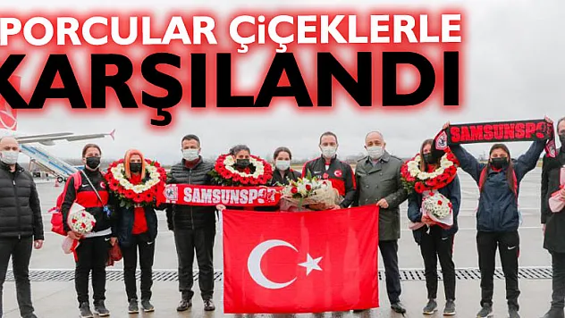 Olimpiyat ve paralimpik kotası kazanan sporcular çiçeklerle karşılandı