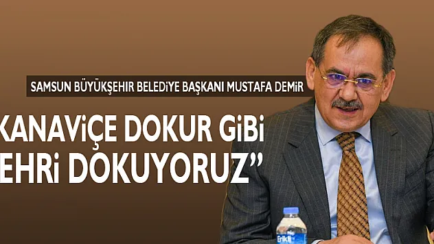 'Kanaviçe dokur gibi şehri dokuyoruz'