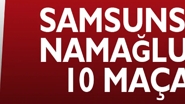 Samsunspor'un namağlup serisi 10 maça çıktı