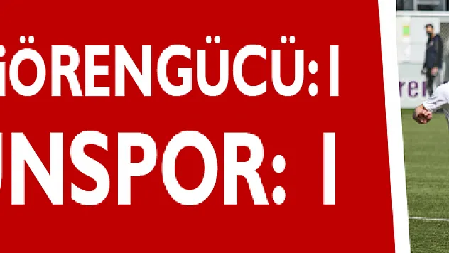 TFF 1. Lig: Ankara Keçiörengücü:1 - Y. Samsunspor: 1
