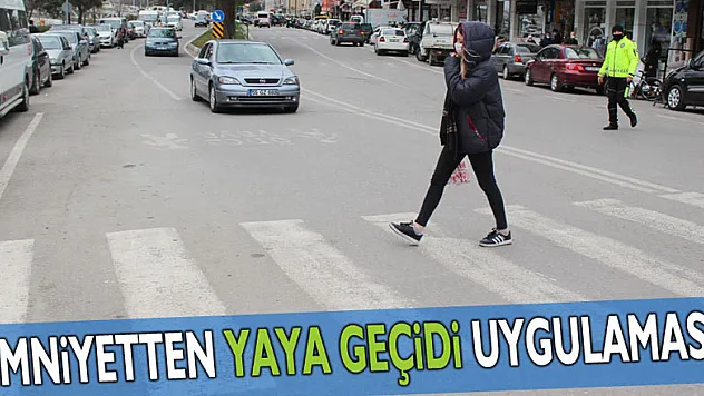 Emniyetten Yaya Geçidi Uygulaması