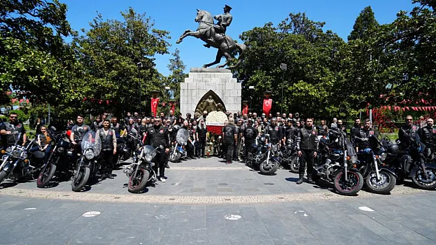 81 ilden chopper motosikletçiler Samsun'da buluştu