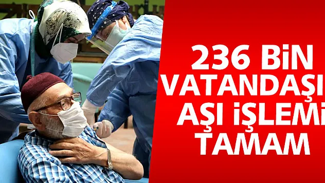 Samsun Valisi Dağlı: '236 bin vatandaşımızın aşı işlemini tamamladık'