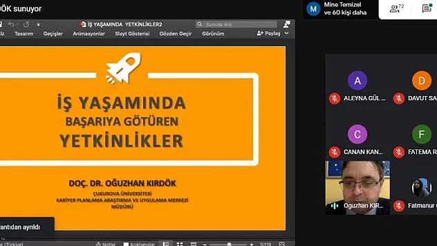 OMÜ'de online etkinlikler