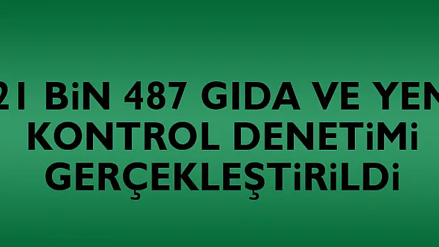 Samsun'da 2020'de 21 bin 487 gıda ve yem kontrol denetimi gerçekleştirildi