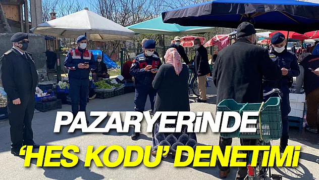 Pazaryerinde 'HES kodu' denetimi
