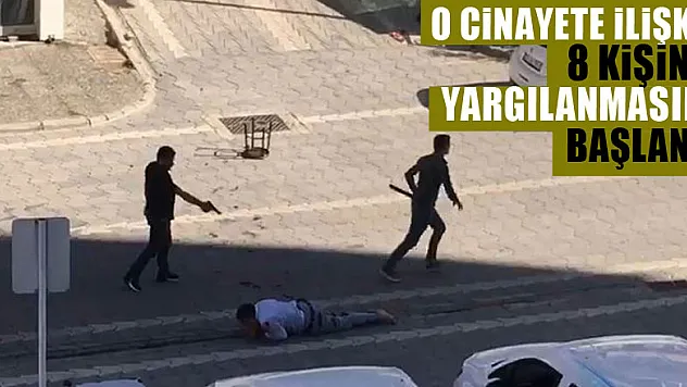 Samsun'daki vahşi cinayetle ilgili 8 kişinin yargılanmasına başlandı