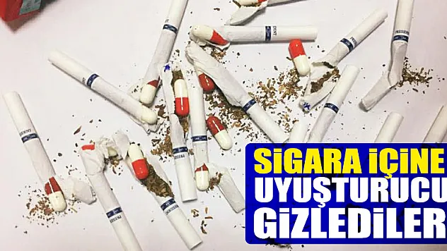 Hastanede yatan hastaya getirilen sigara dalı içine gizlenmiş uyuşturucu hap ele geçti