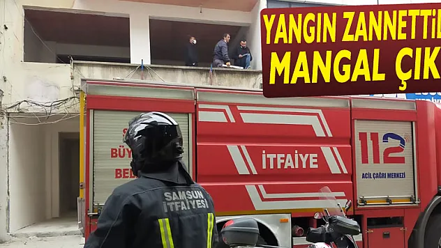 Yangın Zannettiler, Mangal Çıktı