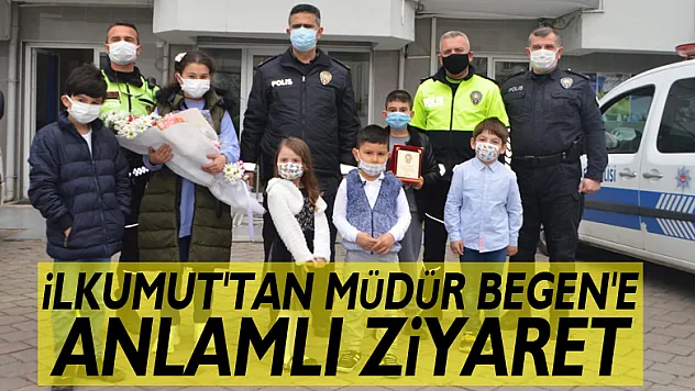 İlkumut'tan Müdür Begen'e anlamlı Ziyaret