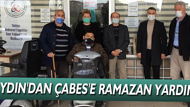 AYDIN'DAN ÇABES'E RAMAZAN YARDIMI