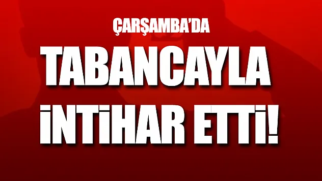 Tabancayla intihar etti! 