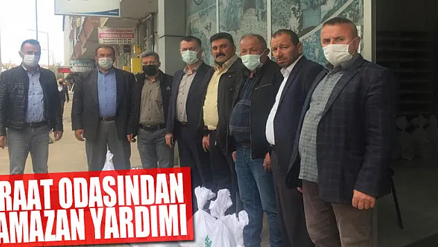 ZİRAAT ODASINDAN RAMAZAN YARDIMI