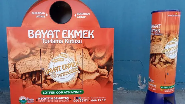 İlkadım Belediyesi'nden can dostlar için 'Bayat Ekmek Toplama Kutusu' projesi