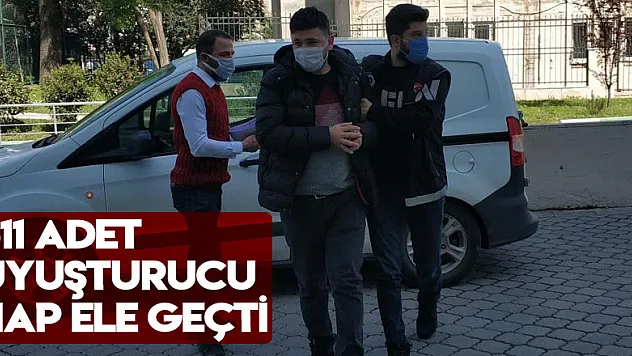 511 adet uyuşturucu hap ele geçti